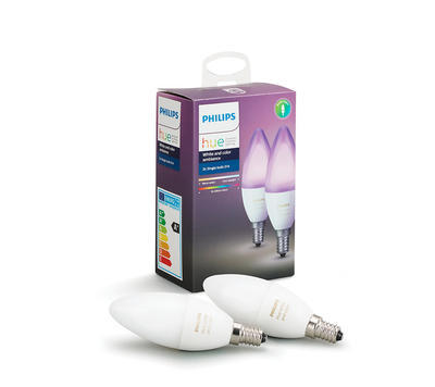 Hue White and Color Ambiance 6W E14 B39 2pack - 1