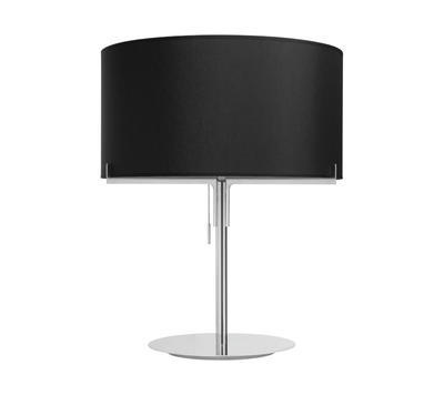 Aitana Table Lamp Matt nickel + black shade - 1