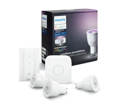 Starter kit GU10 White and color ambiance + switch - 1