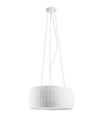 ISAMU - závěsná lampa, průměr 77 cm bílá - 1