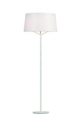 JERRY - stojací lampa, konstrukce bílá, stínidlo bílé