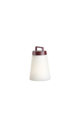 SASHA BATTERY - stolní nebo závěsná lampa, mini, bordeaux - 1