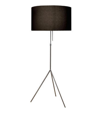SIGNORA - stojací lampa, XL (Ø 65 cm), matný nikl / černá - 1
