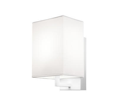 TURÍN - nástěnná lampa, konstrukce bílá / stínidlo bílé