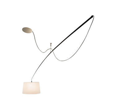 Robinson - závěsná lampa, průměr 50 cm béžové stínidlo