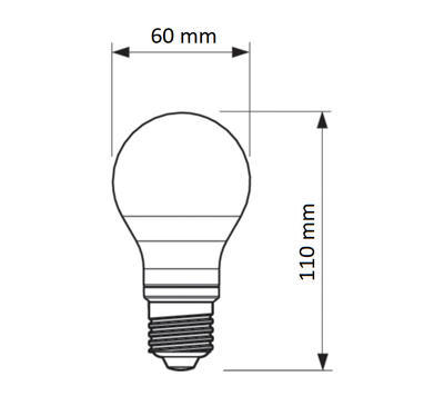 CorePro LEDbulb ND 5-40W A60 E27 840 - 2