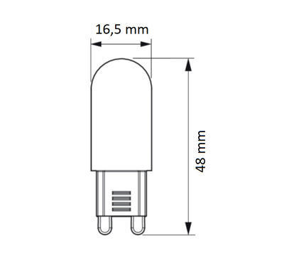 CorePro LEDcapsuleMV ND 1,9-25W G9 827 - 2