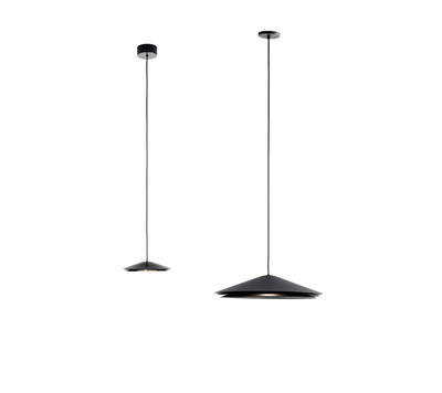COLETTE - závěsná lampa, průměr 20 cm černá - 3